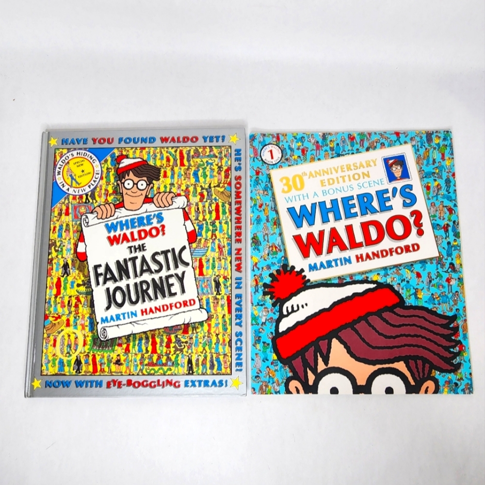 Vintage Where's Waldo Book Set